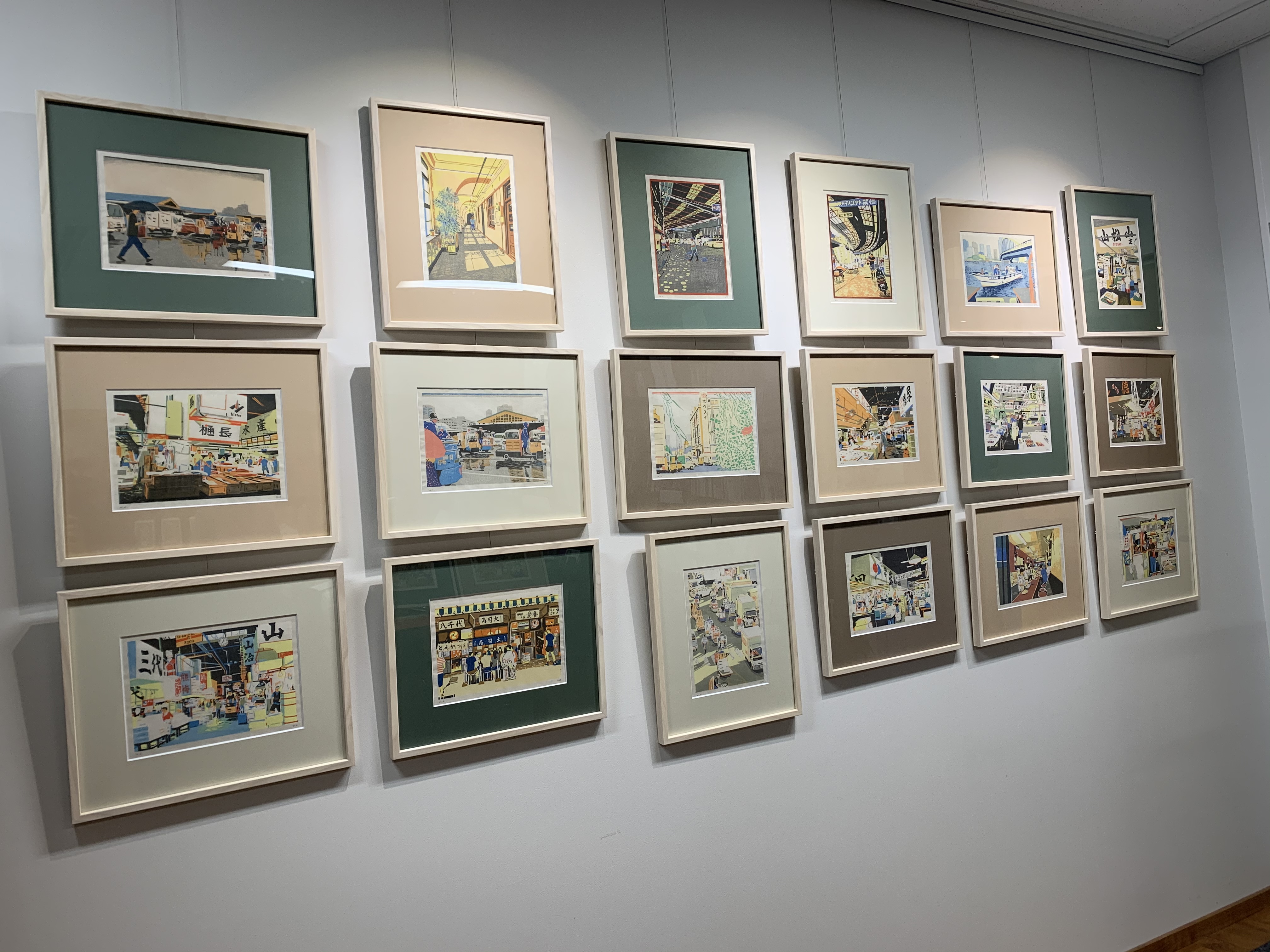 お知らせ】銀鱗文庫 版画展「TSUKIJI 築地百景-α」開催中 | ザ